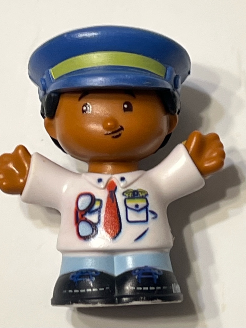 Little People African American Airline Pilot Replacement Figure